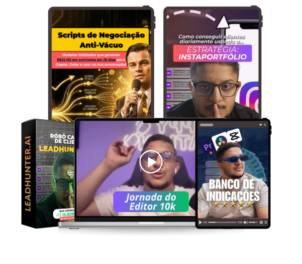 Mockup de ebooks, laptop e celular com cursos de edição